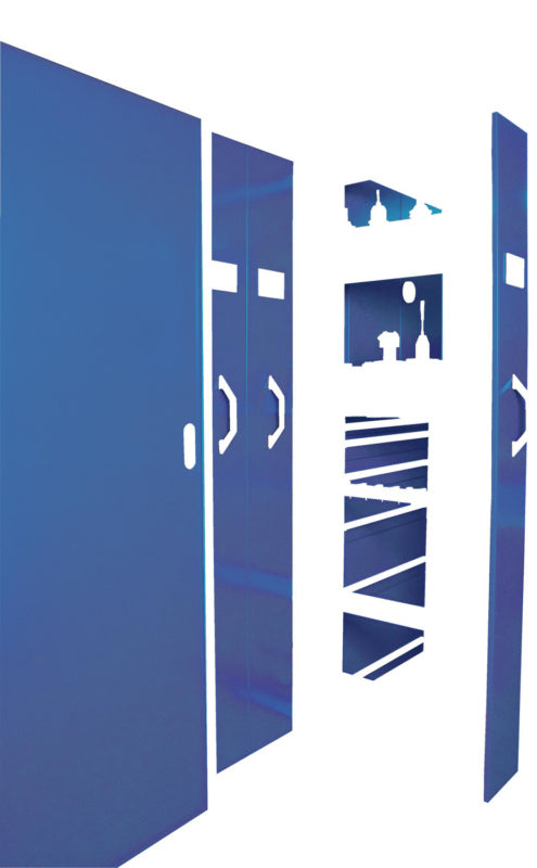 Sada svislých výsuvů pro šířku 1 000 mm