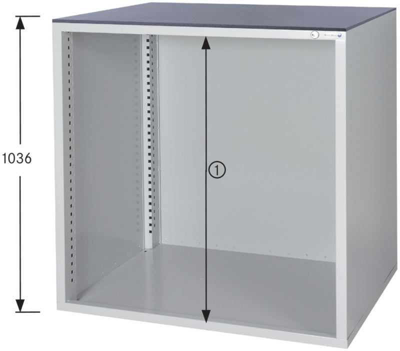 Tělo skříně, systém 800 B, výška 1036 mm