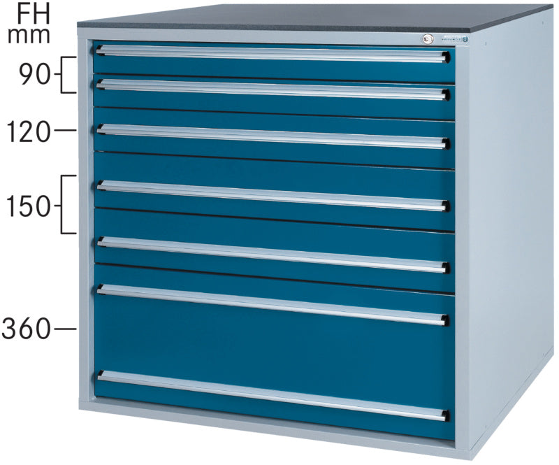 Systém zásuvkových skříní 800 B s 6 zásuvkami SOFT-CLOSE