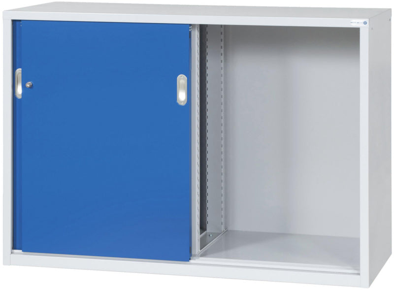 Prázdné tělo skříně s posuvnými dveřmi, s příčkou, výška 1028 mm