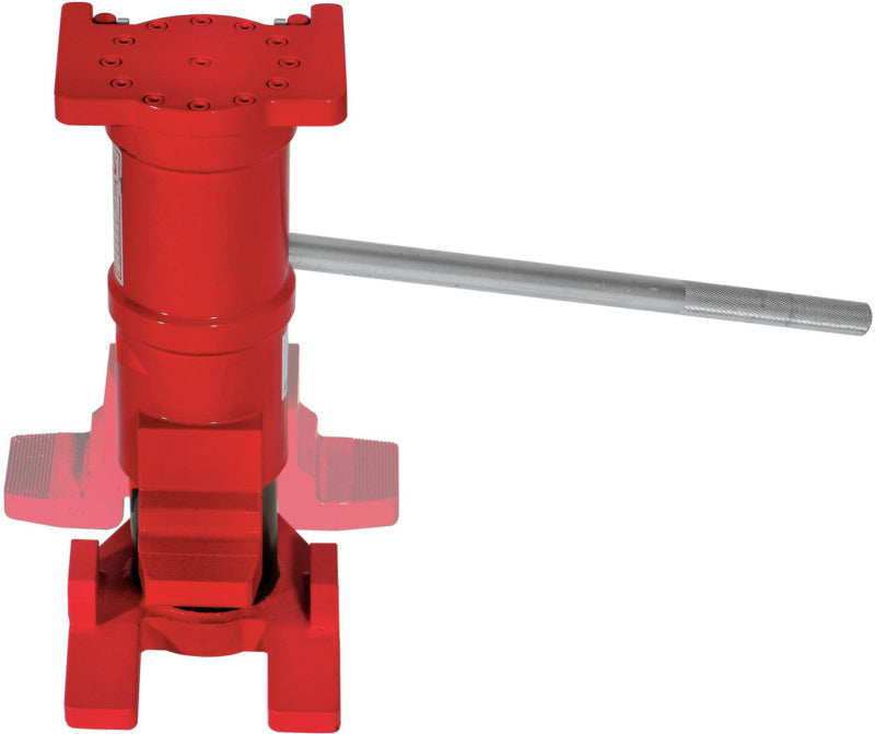 Hydraulické zvedací zařízení s otočnou zvedací lamelou