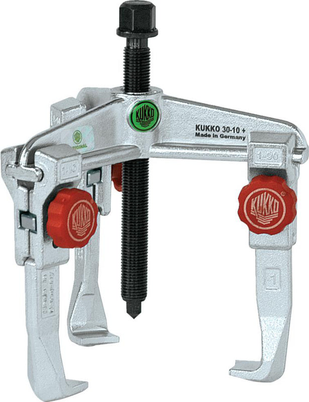 Tříramenný stahovák s rychle nastavitelným rádlovacím kolečkem