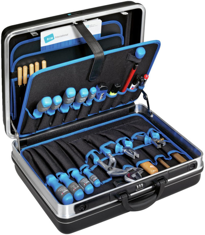 Kufr na nářadí s rukojetí pro přenášení