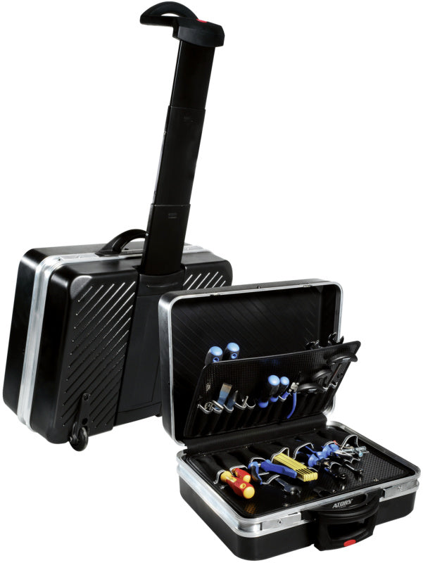 Kufr na kolečkách s teleskopickým prodloužením