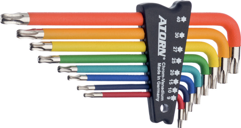 Sada úhlových šroubováků TX, 8 kusů