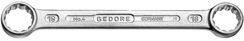 Oboustranný očkový maticový klíč