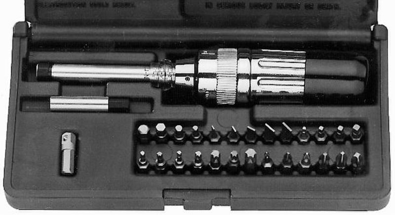 Sada momentových šroubováků STURTEVANT RICHMONT, nastavitelné 0,8–4,0 Nm