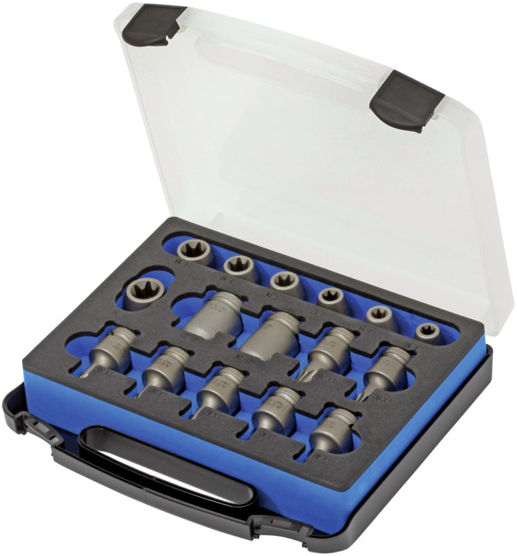 Nástrčný klíč, sada 16 ks