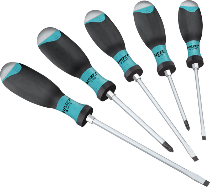 Sada šroubováků s kulatou čepelí a úderovou krytkou, 5 kusů