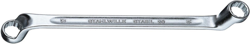 Oboustranný očkový maticový klíč