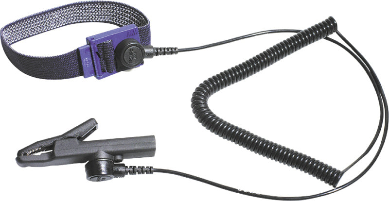 Kontaktní náramek s kabelem a svorkou