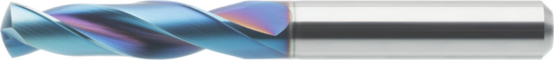 Vysokopevnostní vrták, slinutý karbid, TiAlSiN HPC 3xD, bez IC, HA