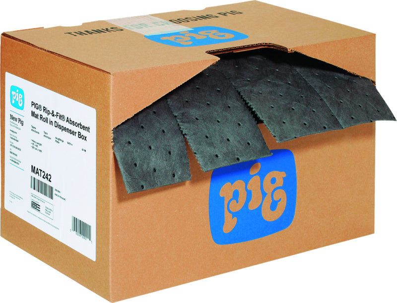 Rip & Fit® universal absorbent roll – multiple perforations for improved portioning