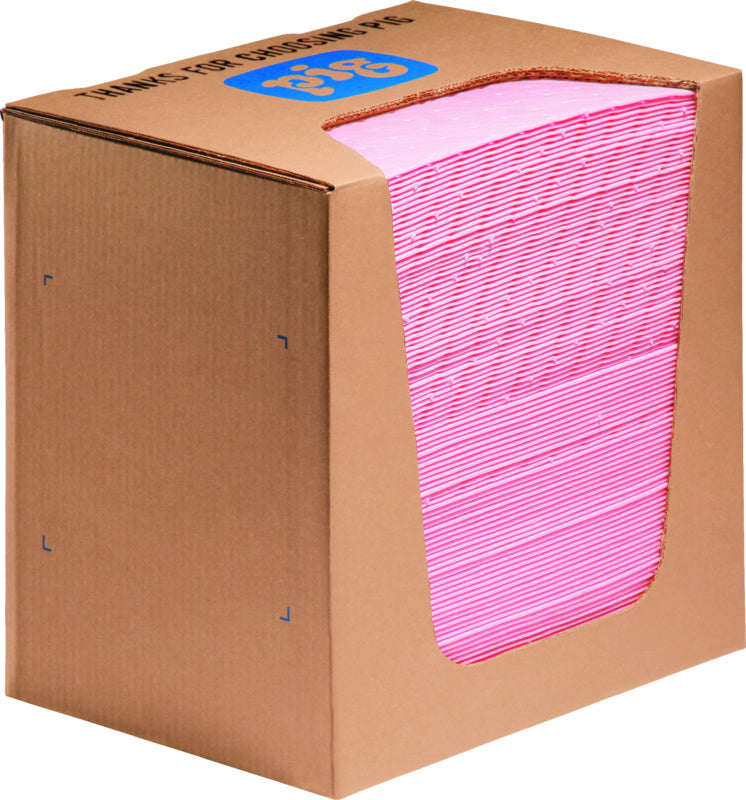 HazMat absorbent mat – in practical dispenser box