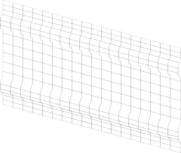 Zadní drátěná stěna