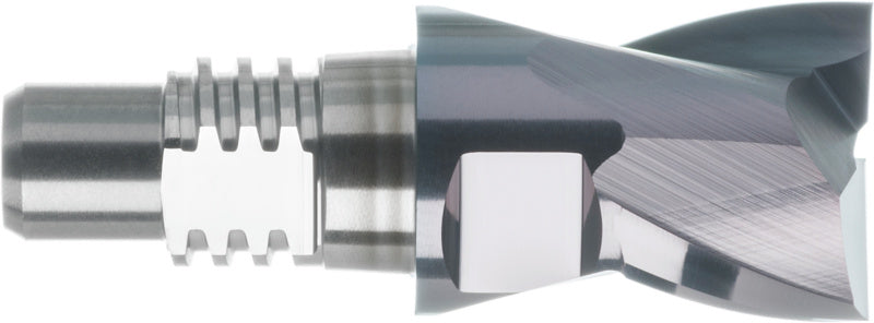 Stopková fréza ze slinutého karbidu pro systém výměnných hlav