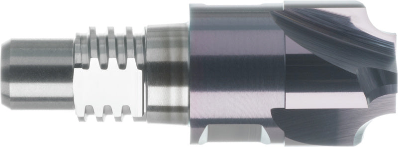 Čtvrtkruhová fréza ze slinutého karbidu pro systém výměnných hlav