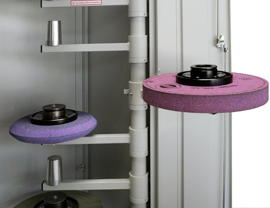 Skříňky s křídlovými dvířky na brusné kotouče