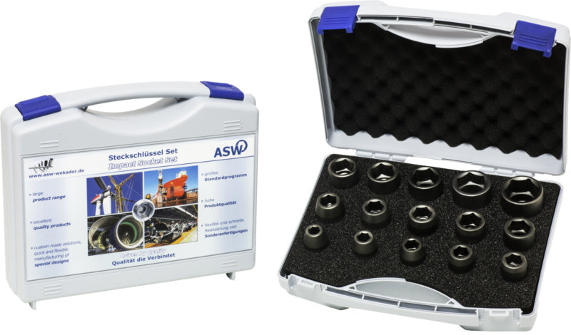 Nástrčný klíč, sada 15 ks