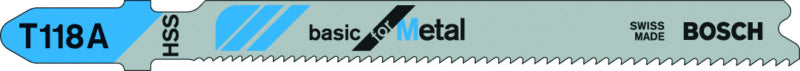 Listy přímočaré pily HSS T 118 A Basic for Metal