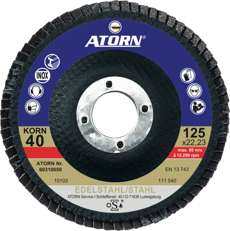 Brusný lamelový kotouč – vysoce kvalitní univerzální kotouč na nerezovou ocel, ocel