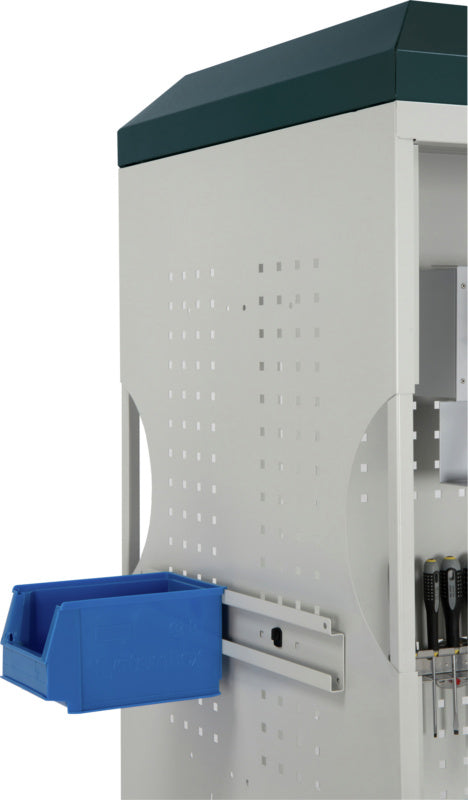 Podpůrné kolejnice pro přehledné skladovací krabice