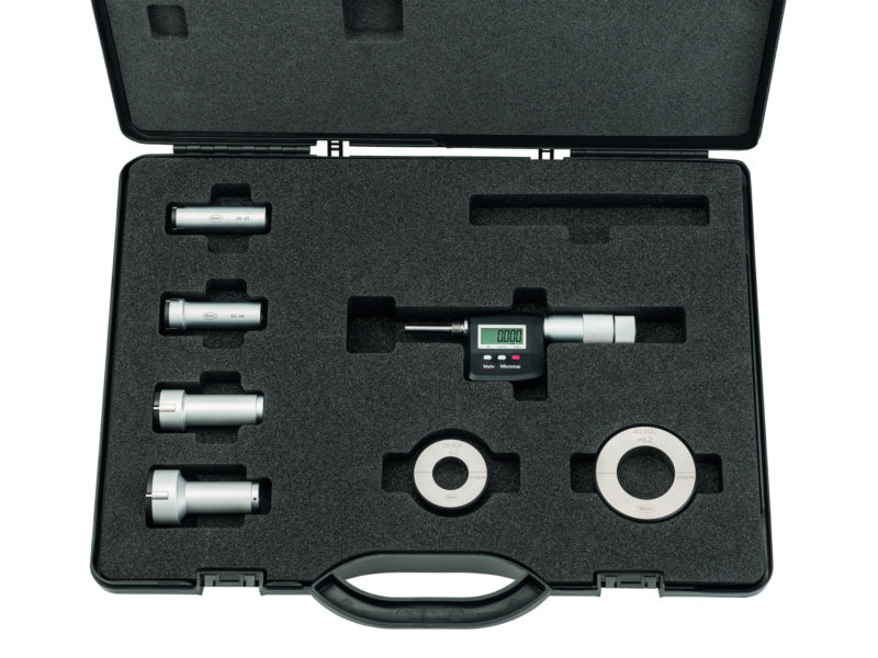 Sada tříbodových elektronických vnitřních mikrometrů