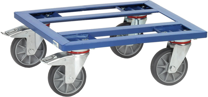 Kolová plošina s rámem, z práškově lakované oceli