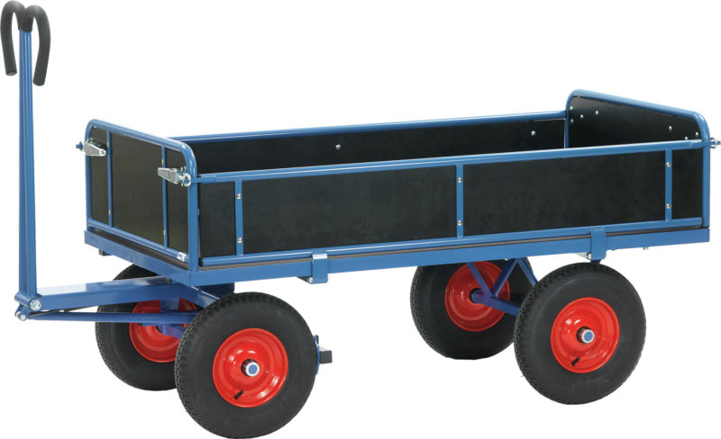 Ruční valníkový vozík, 2 nápravy