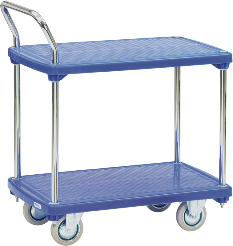 Stolový vozík se 2 plastovými ložnými plochami