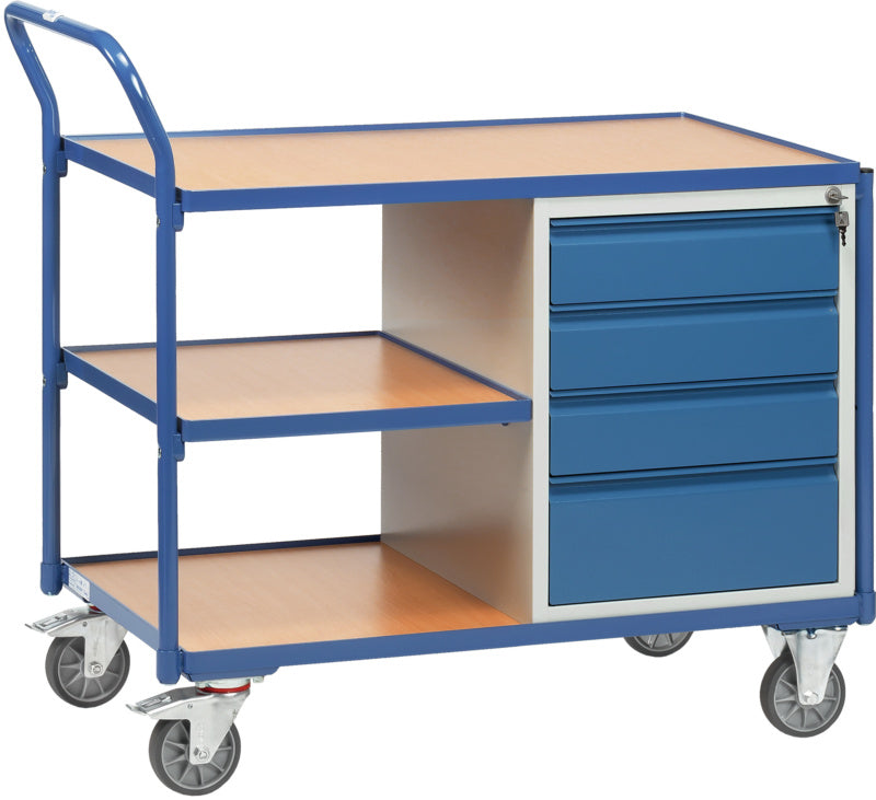 Dílenský vozík s 1 zásuvkovou skříní