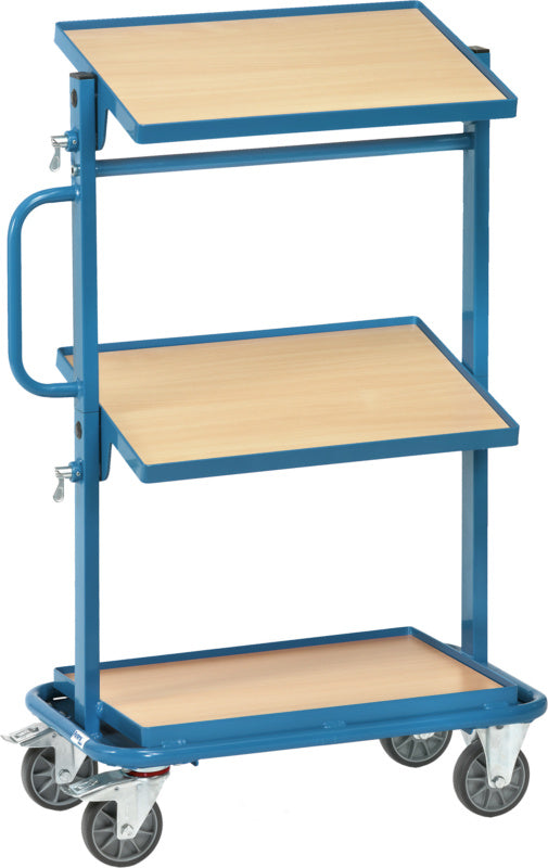 Patrový vozík se třemi ložnými plochami, nosnost 200 kg