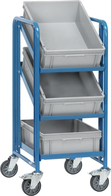 Patrový vozík se 3 sklopnými ložnými plochami