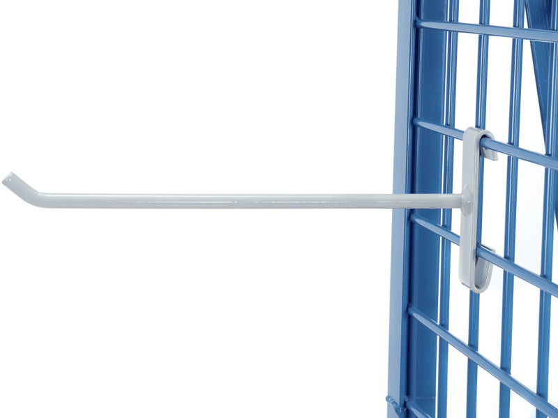 Hákový držák pro vozíky na obrobek