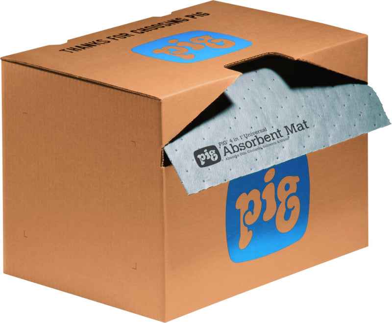 Universal 4-IN-1® absorbent mat – individual mats in a dispenser box