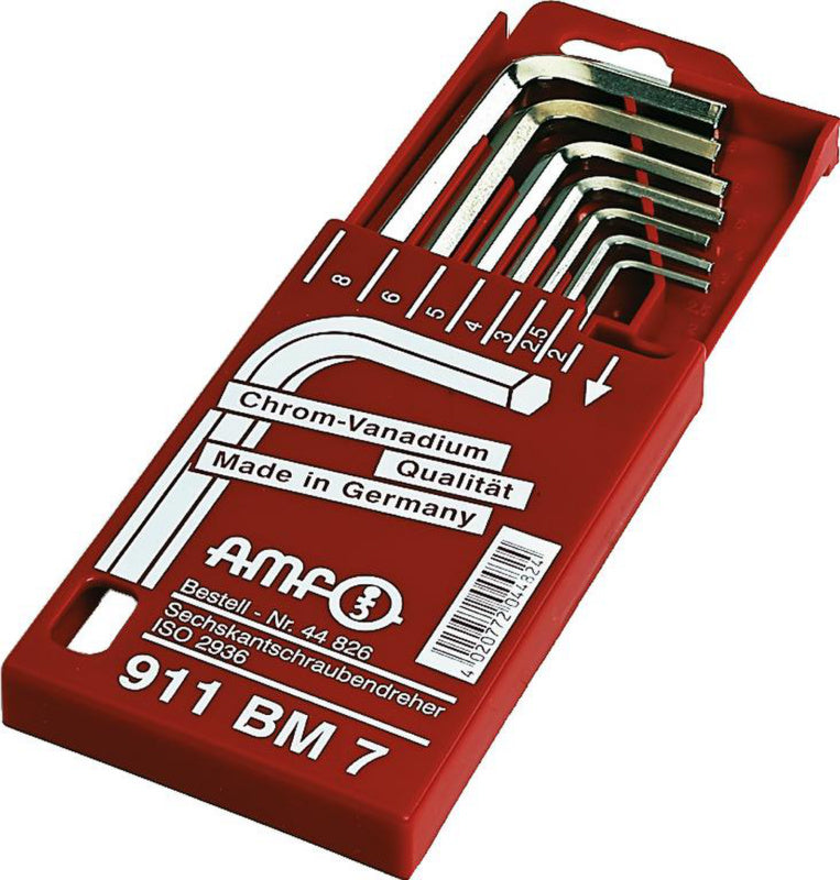 Sada šestihranných úhlových šroubováků, 7 kusů