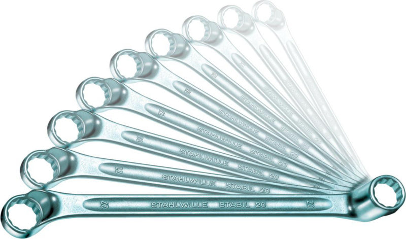 Sady oboustranných očkových klíčů, 6 nebo 10 kusů