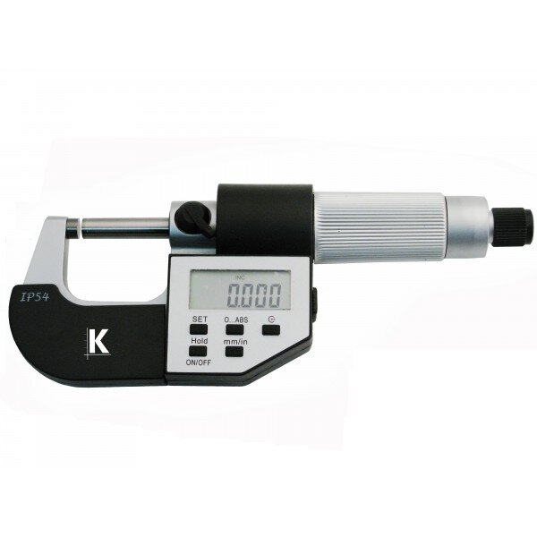 Mikrometry třmenové digitální IP 54 DIN 863