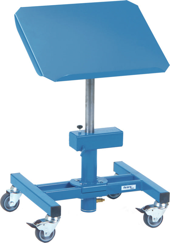 Výškově nastavitelné stojany na materiál - nepřetržitě nastavitelné, s pneumatickým snižováním tlumení