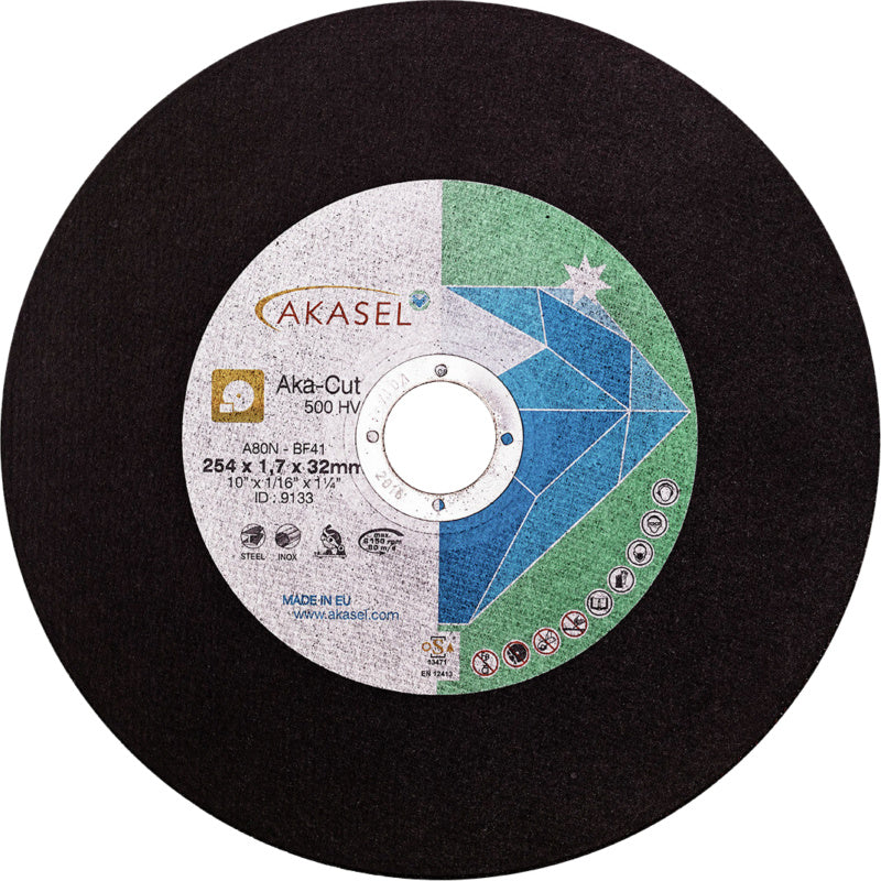 Korundové řezné kotouče Aka-Cut 500, 150–500 HV