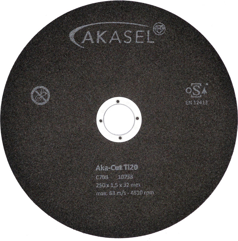 Korundové řezné kotouče Aka-Cut Ti20, 100–350 HV