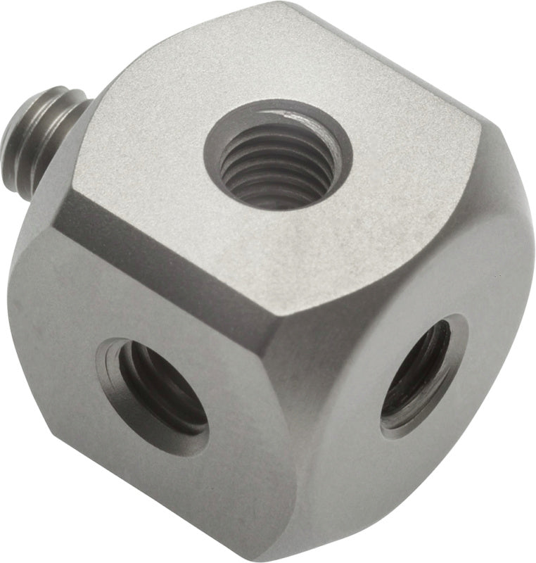 Držák pěticestné snímací vložky ve tvaru kostky