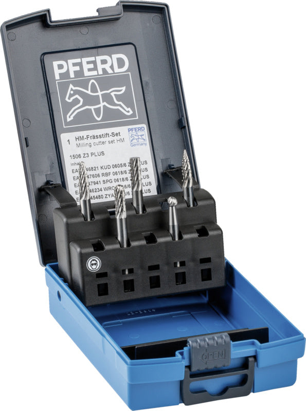 Sada stopkových fréz z tvrdokovu 1506 HM
