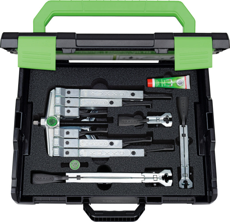 Sada dvou- a tříramenných univerzálních vnitřních a vnějších stahováků