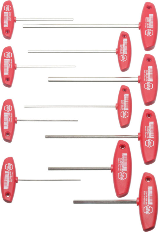 Sada šestihranných šroubováků, 11 ks, s T-rukojetí