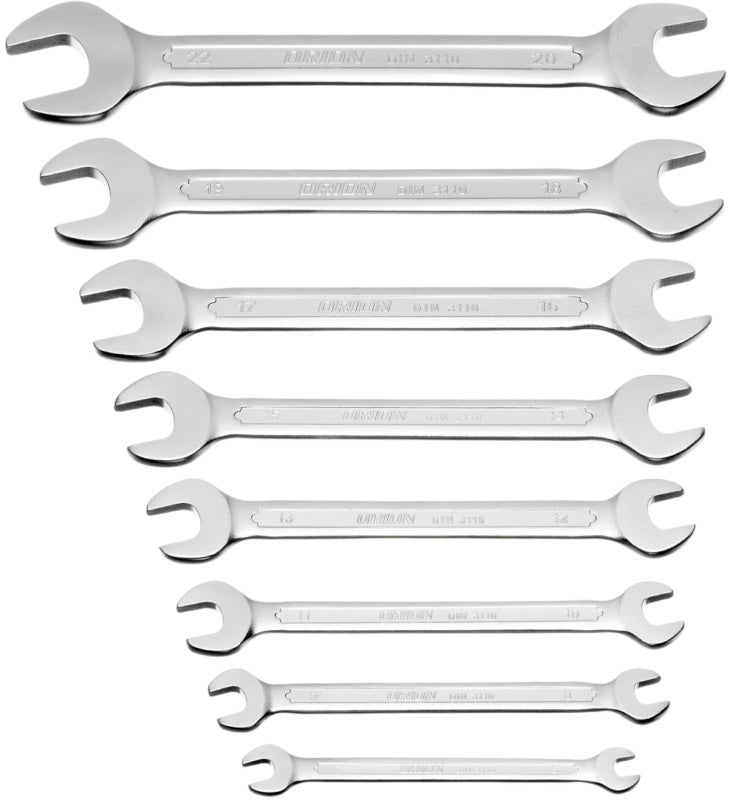 Sada oboustranných otevřených klíčů