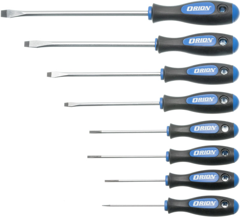 Sada plochých šroubováků, 8 ks