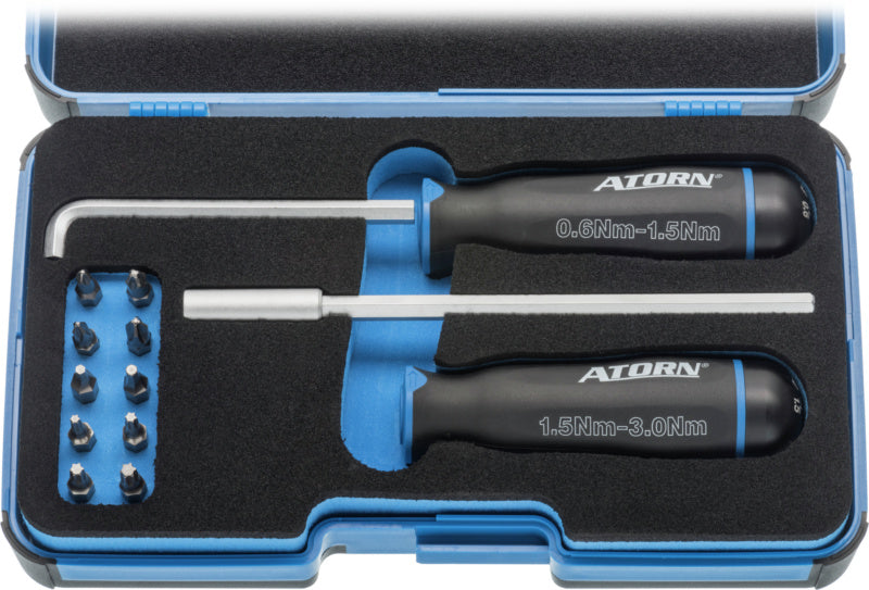 Sada momentových šroubováků, nastavitelné 0,6–3,0 Nm