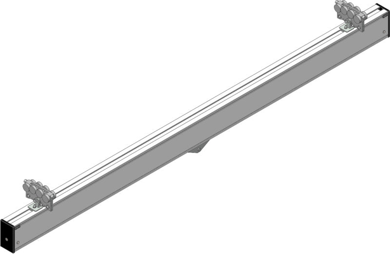 Hliníkový jednoduchý most