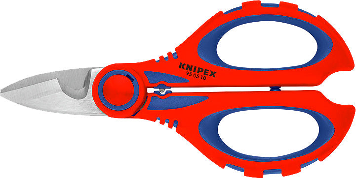 Elektrikářské nůžky, jemné ozubení, s nůžkami na kabely a krimpovací úpravou